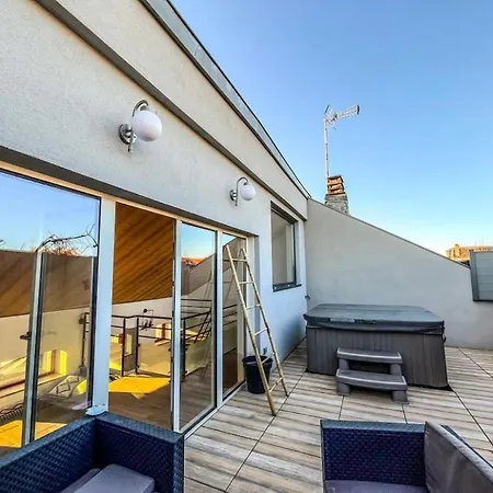 Loft Moderne Avec Jacuzzi Roft Le B 公寓 巴卡拉