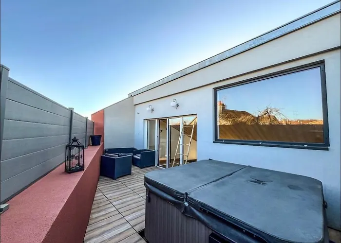 Loft Moderne Avec Jacuzzi Roft Le B Apartmán Baccarat